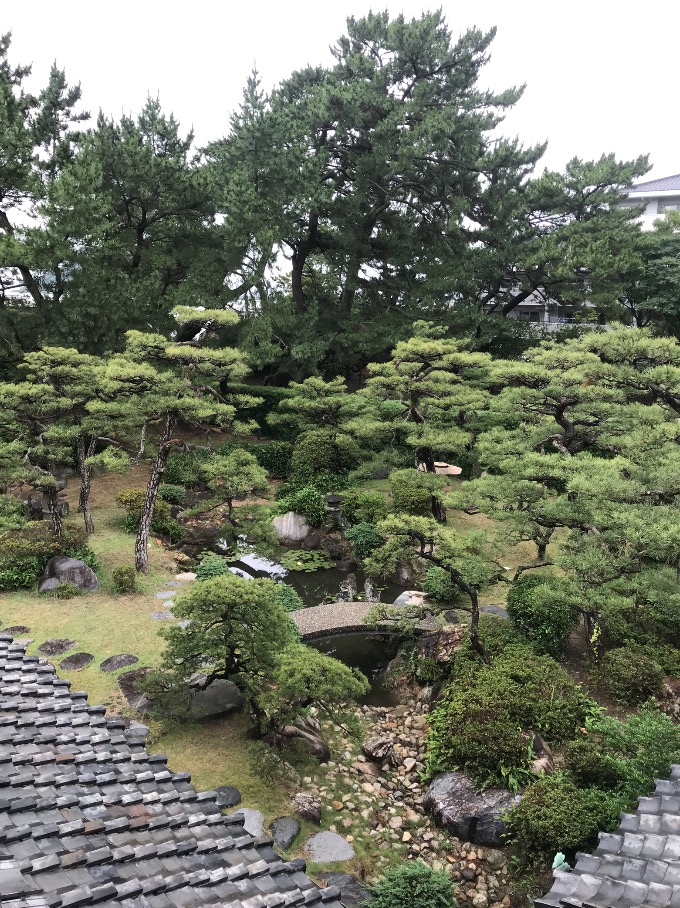 旧高取邸（唐津）の日本庭園