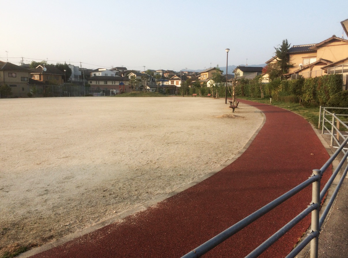 今池公園（那珂川市）のジョギングコース